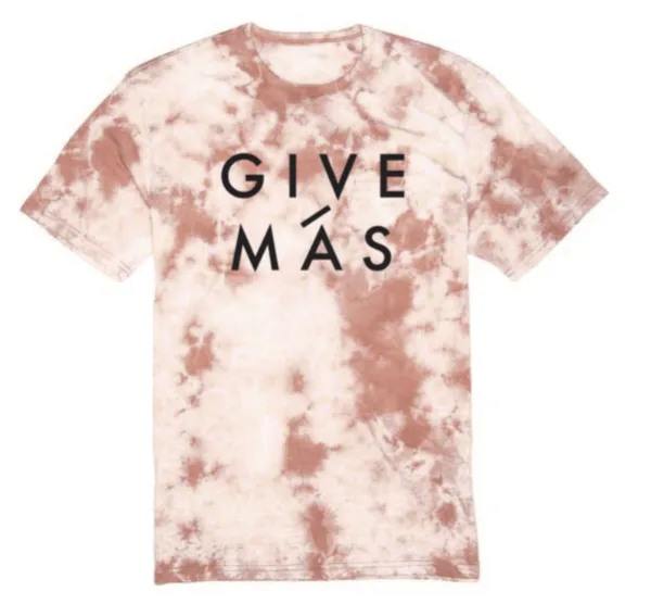 UNISEX TIE DYE GIVE MÁS TEE