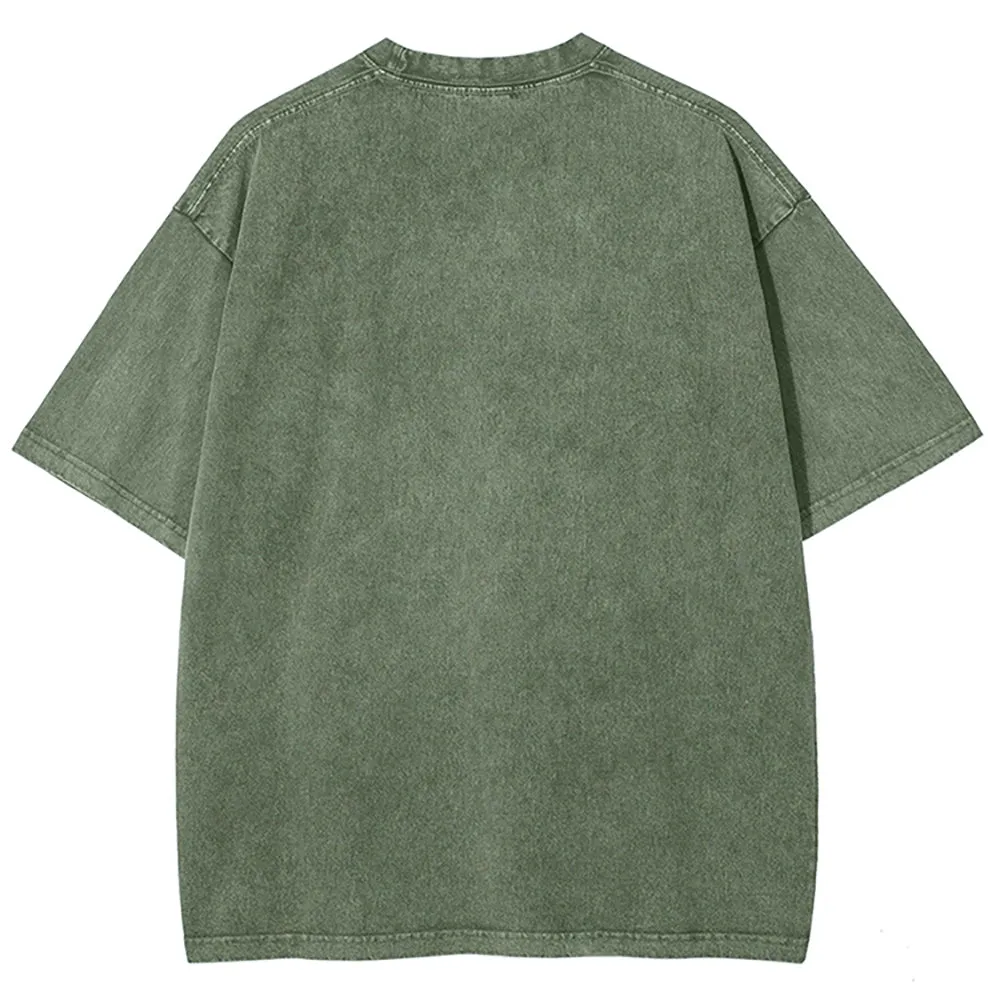 Unisex Vintage I Pinch Back St Patrick's Day Shamrock Graphic Washed Tee