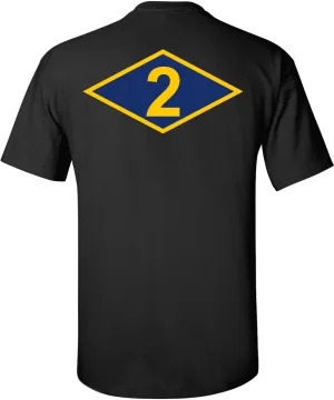 US Army - 2nd Ranger Battalion Diamond T-Shirt