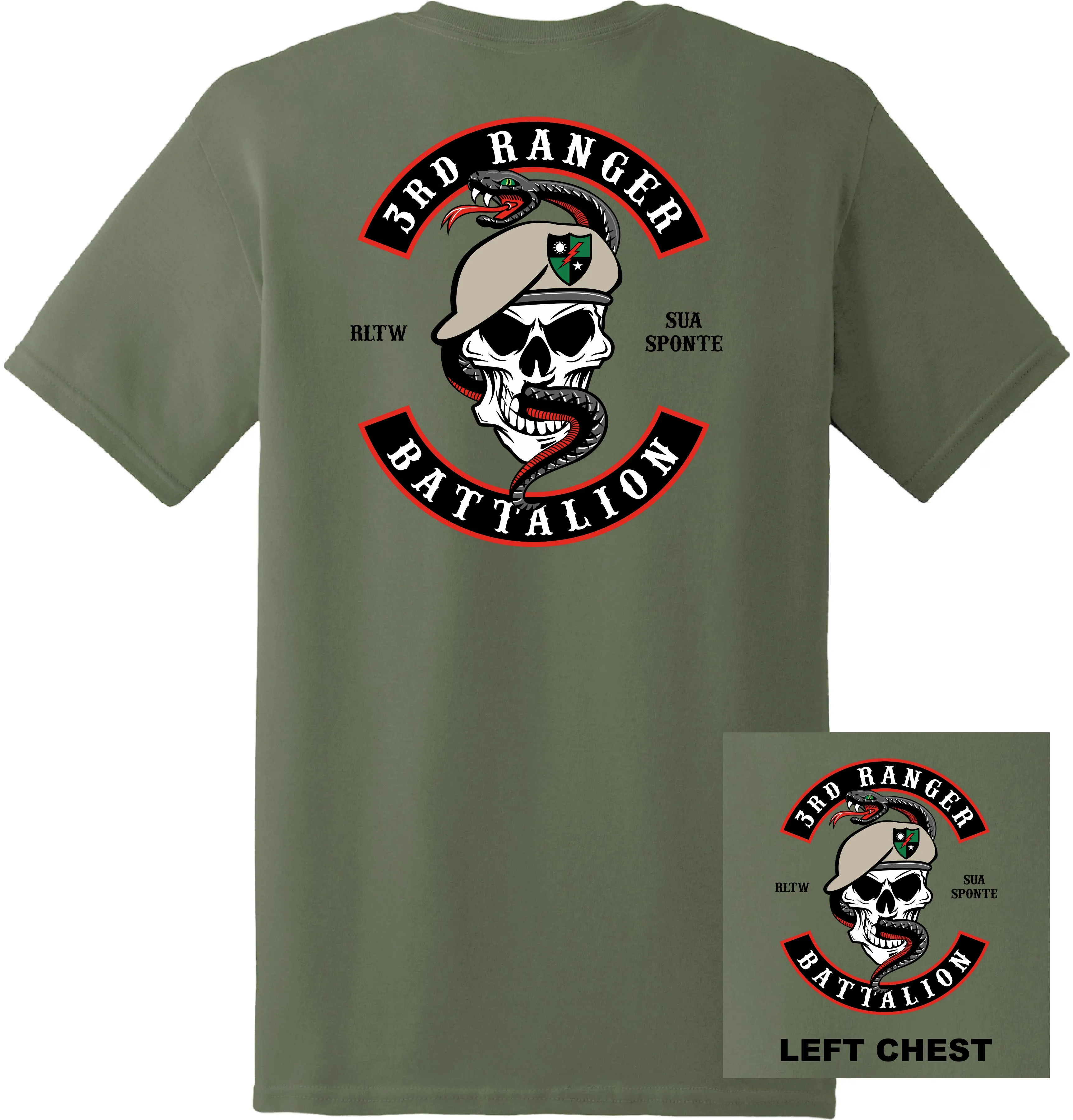US Army - 3rd Ranger Battalion T-Shirt