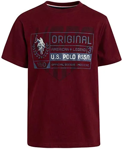 U.S. Polo Assn. Boys' Sweatshirt Set - 3 Piece Lightweight Hoodie and Short Sleeve Shirt Set