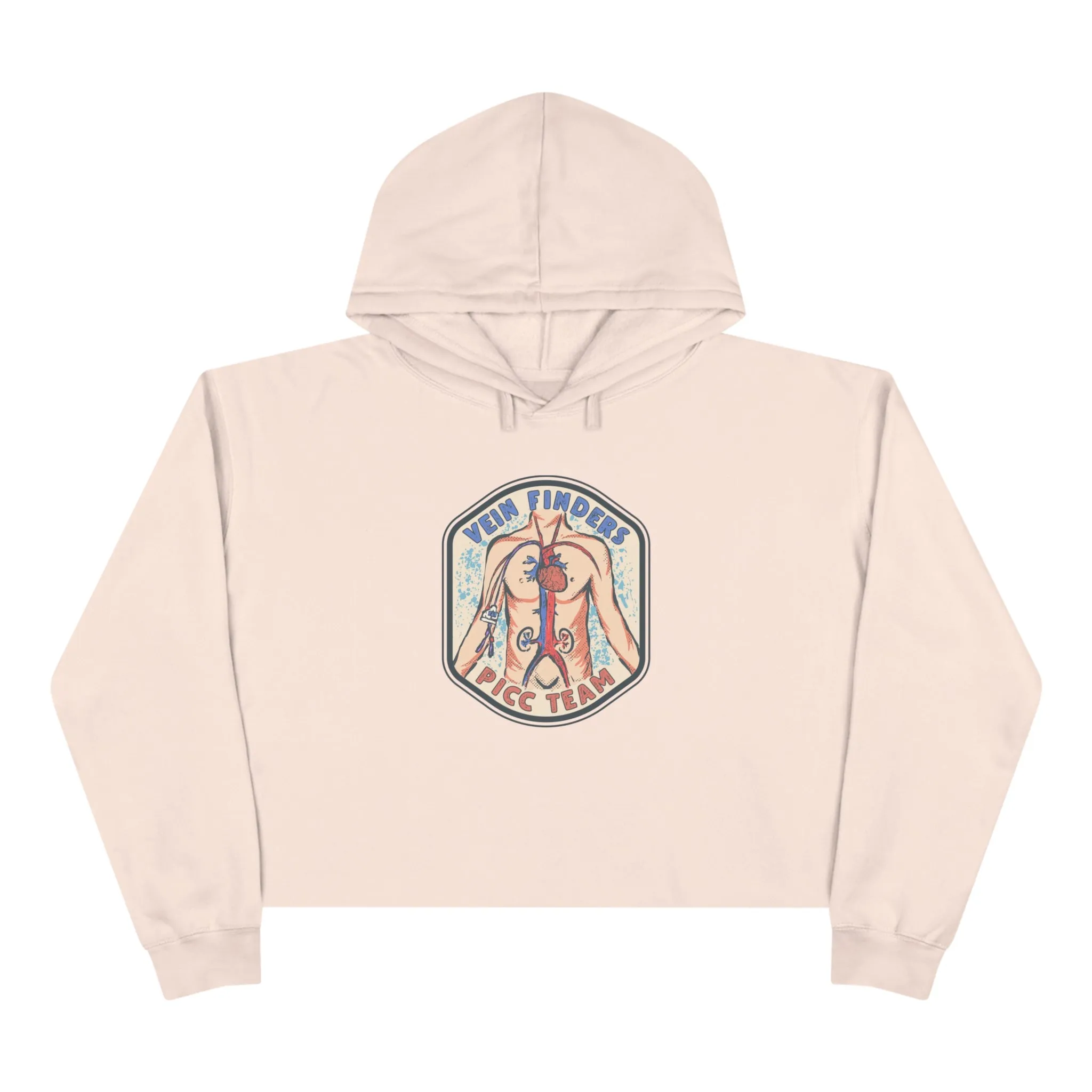 Vein Finders Crop Hoodie