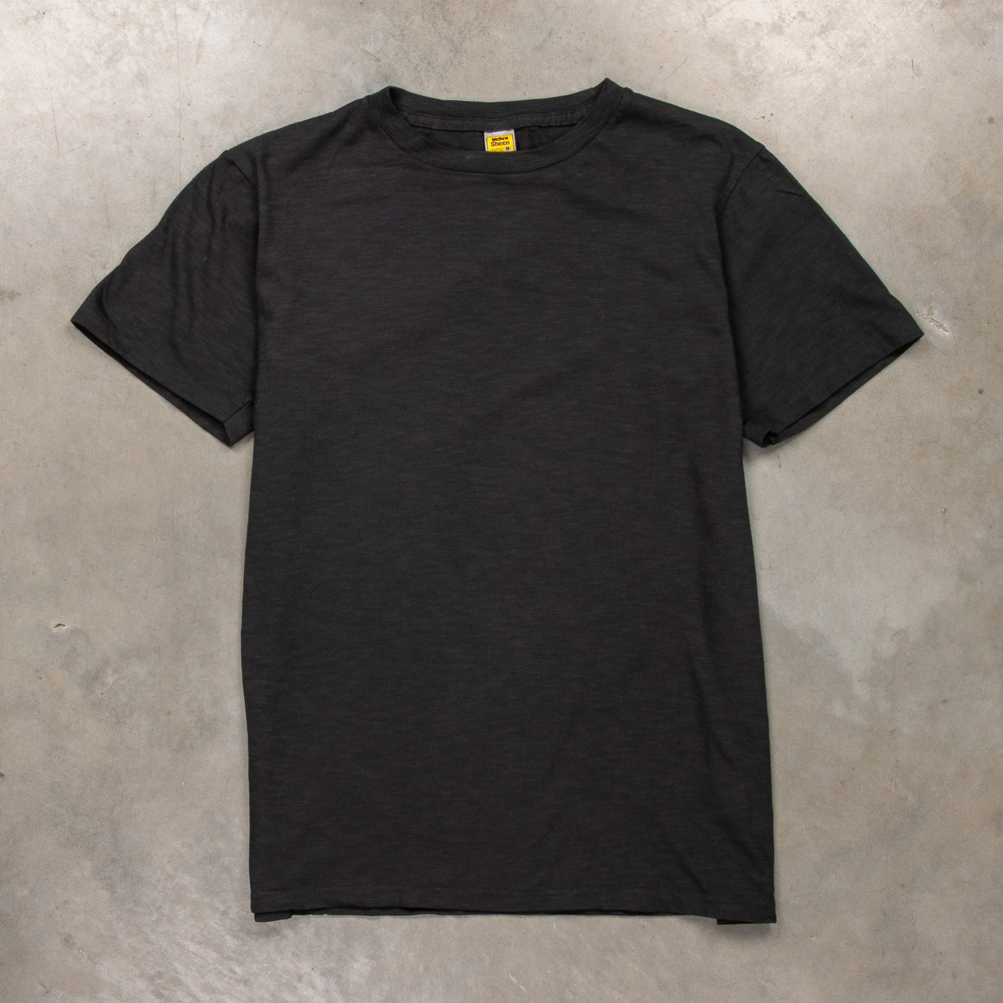 Velva Sheen Roll Tee in Black
