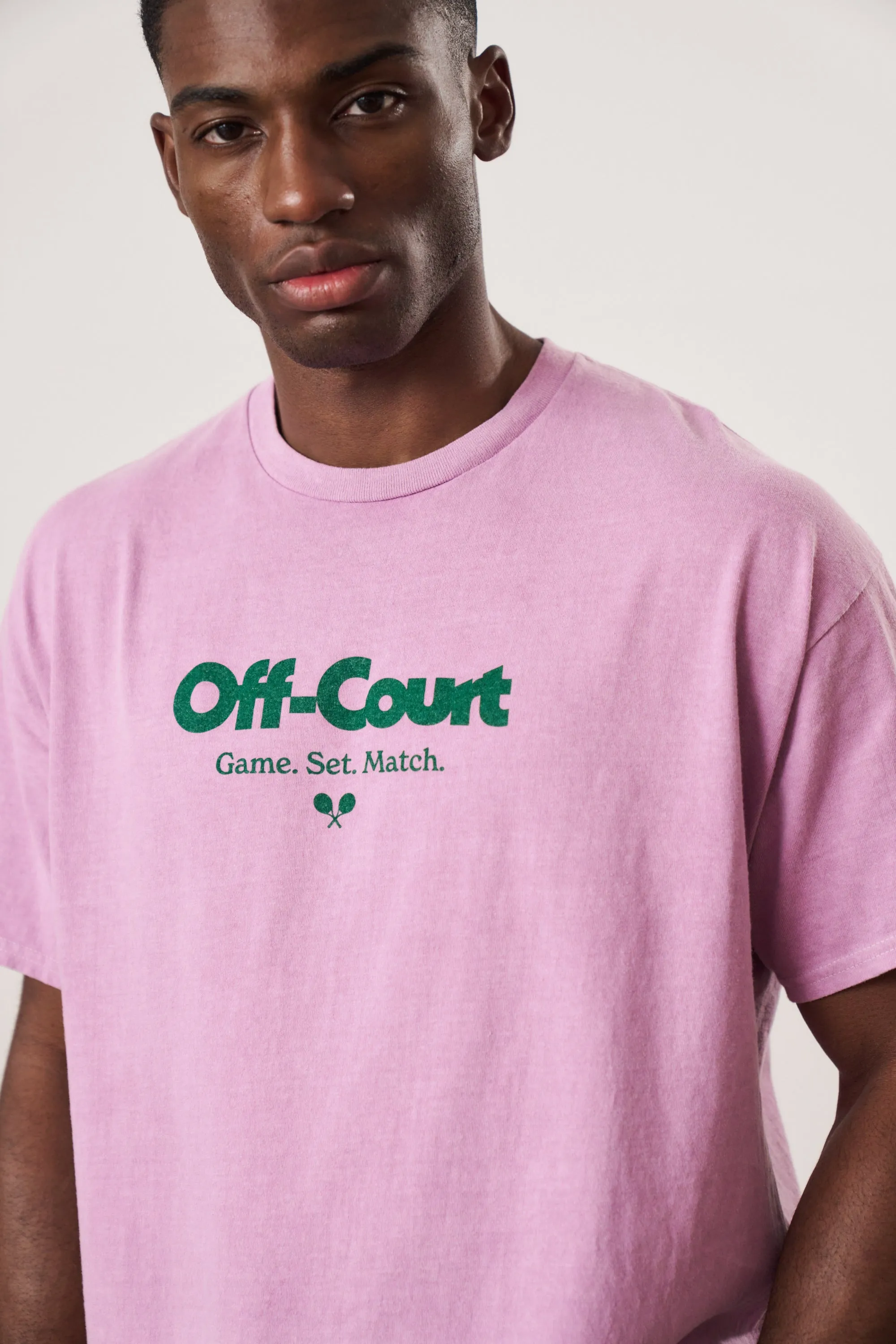 Vice 84 'Off-Court GSM' Vintage Washed Tee & Cap Bundle - Pink