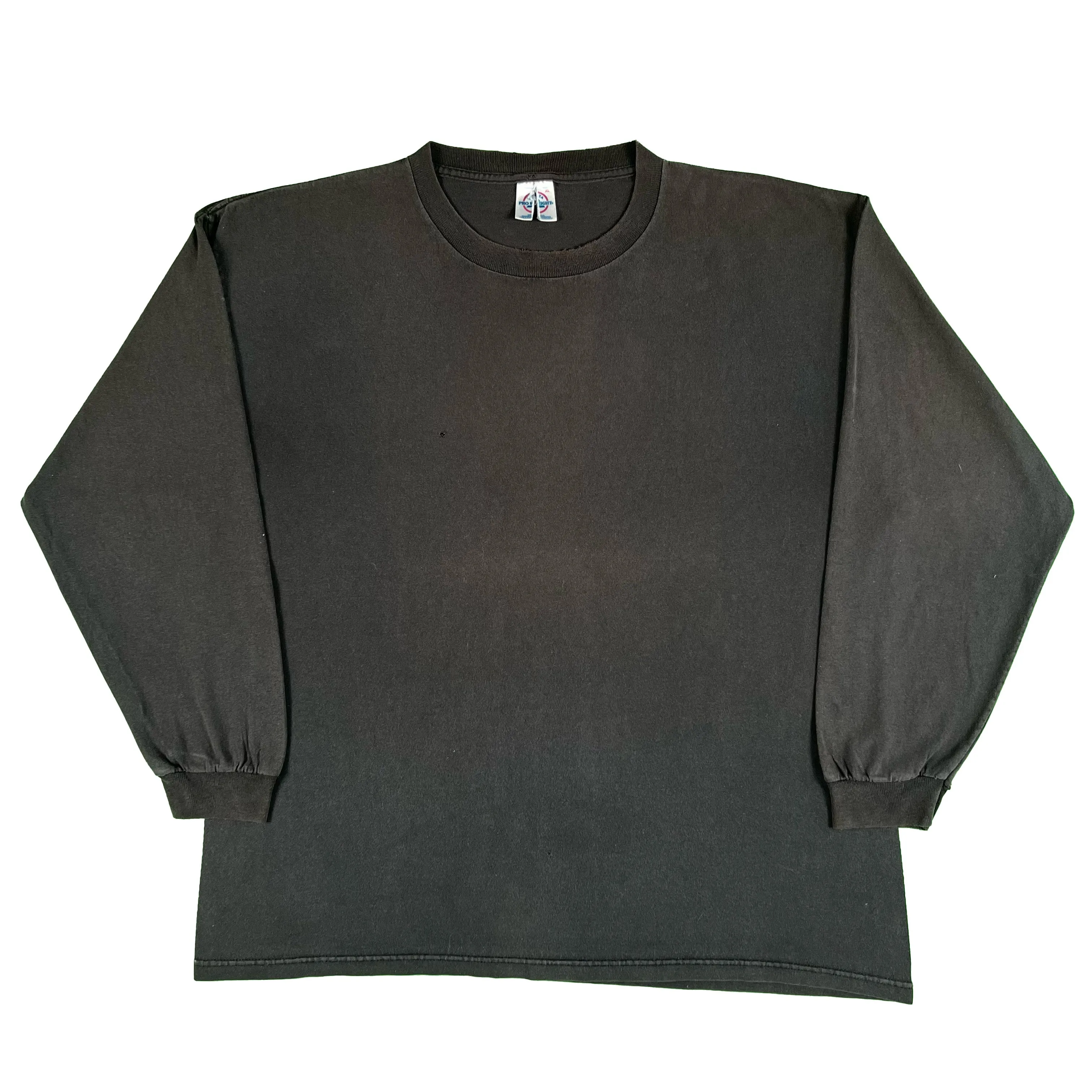 Vintage Blank Black Long Sleeve Tee- SELECT SIZE