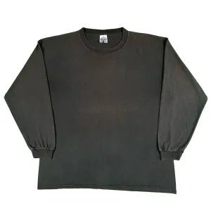 Vintage Blank Black Long Sleeve Tee- SELECT SIZE