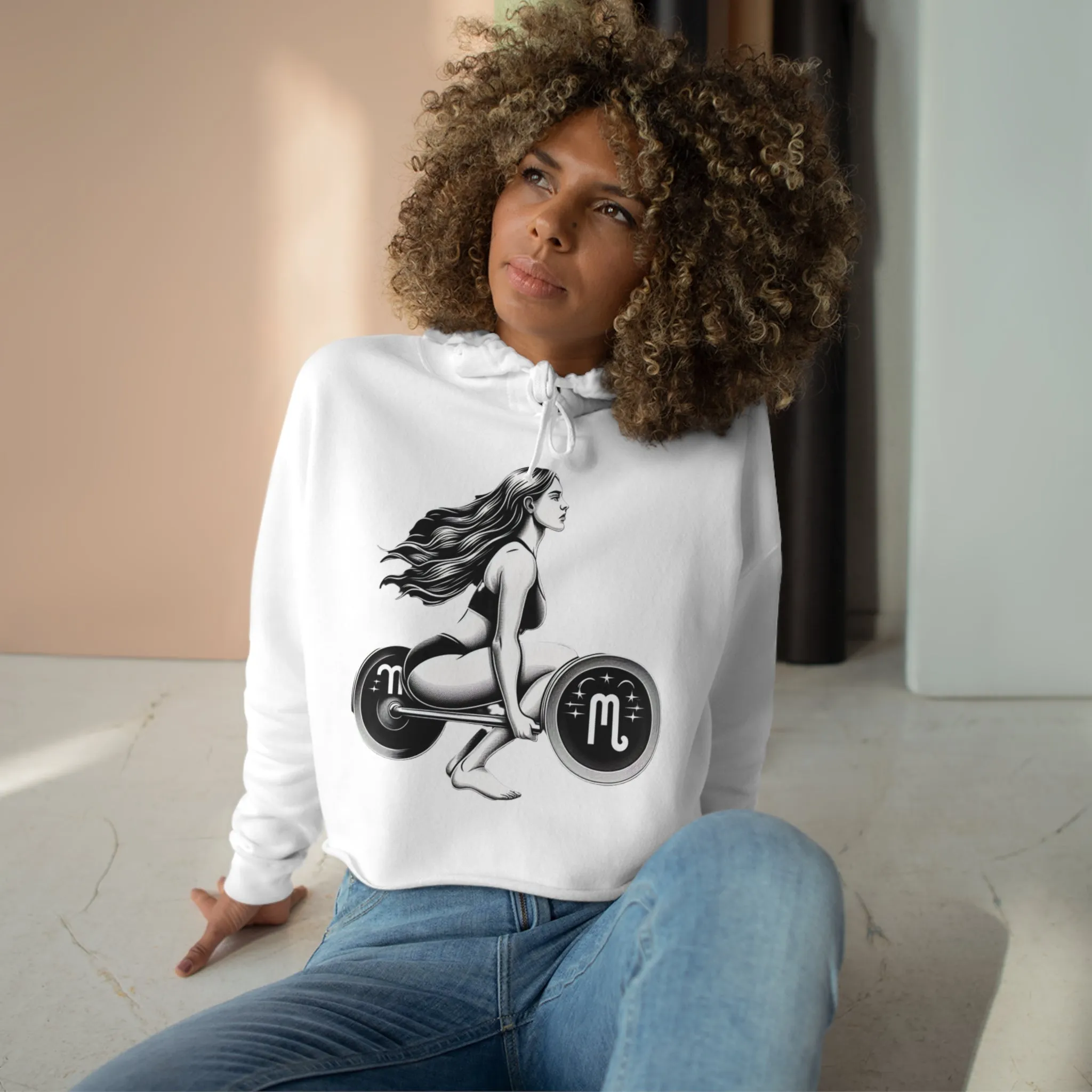 Virgo Crop Hoodie