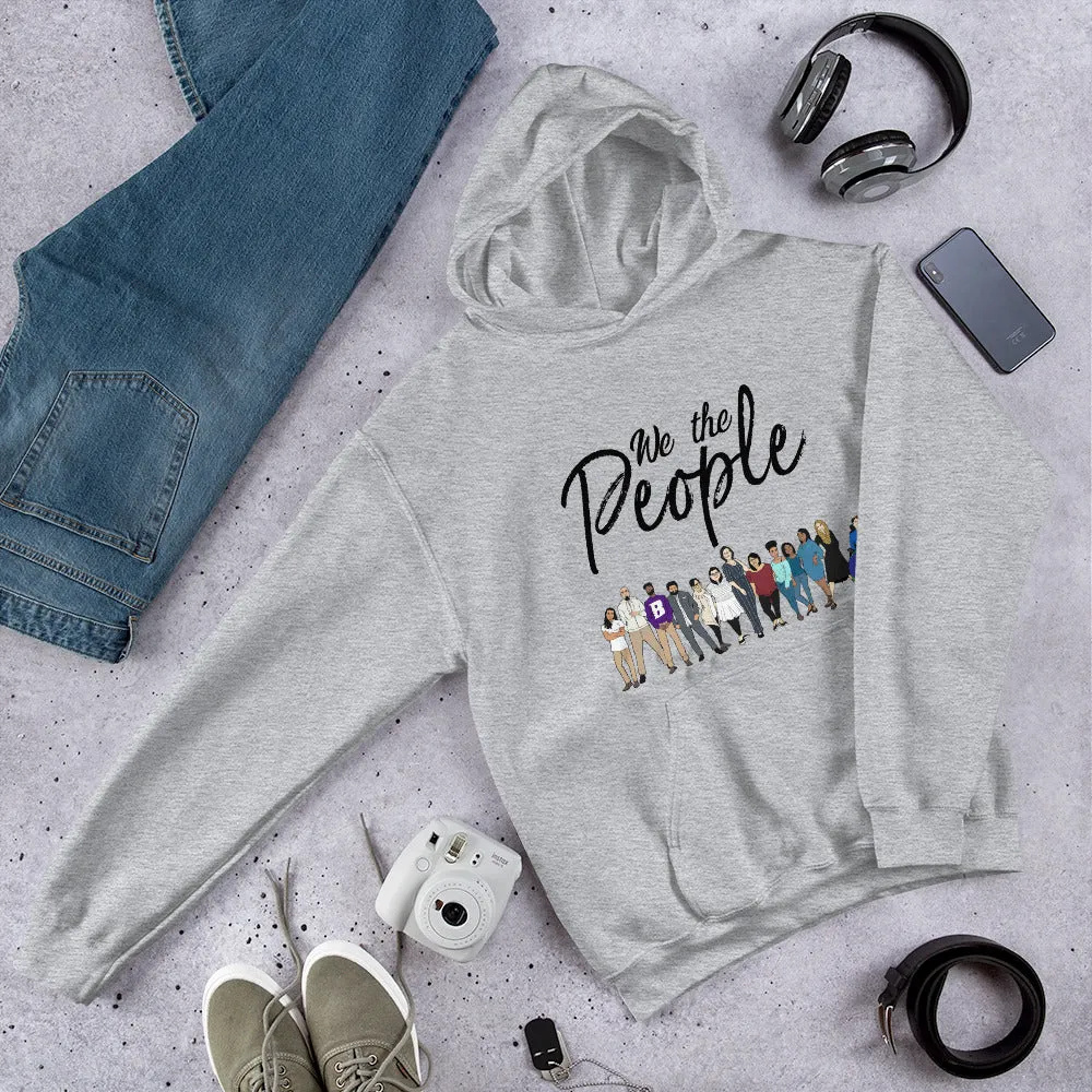 We the People - Bold - Black - Hooded Sweatshirt