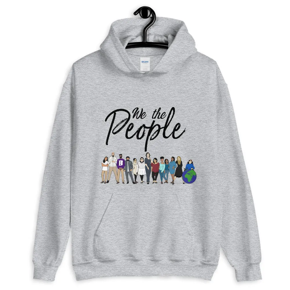 We the People - Bold - Black - Hooded Sweatshirt