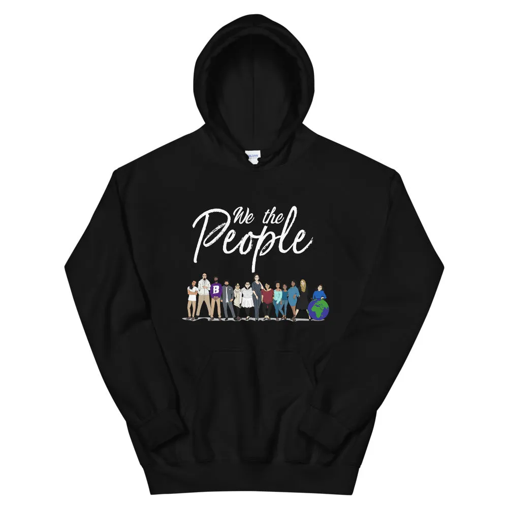 We the People - Bold - Black - Hooded Sweatshirt