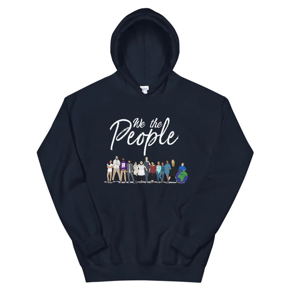 We the People - Bold - Black - Hooded Sweatshirt