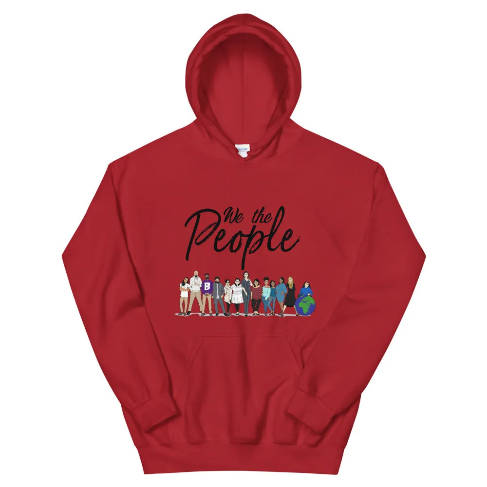We the People - Bold - Black - Hooded Sweatshirt