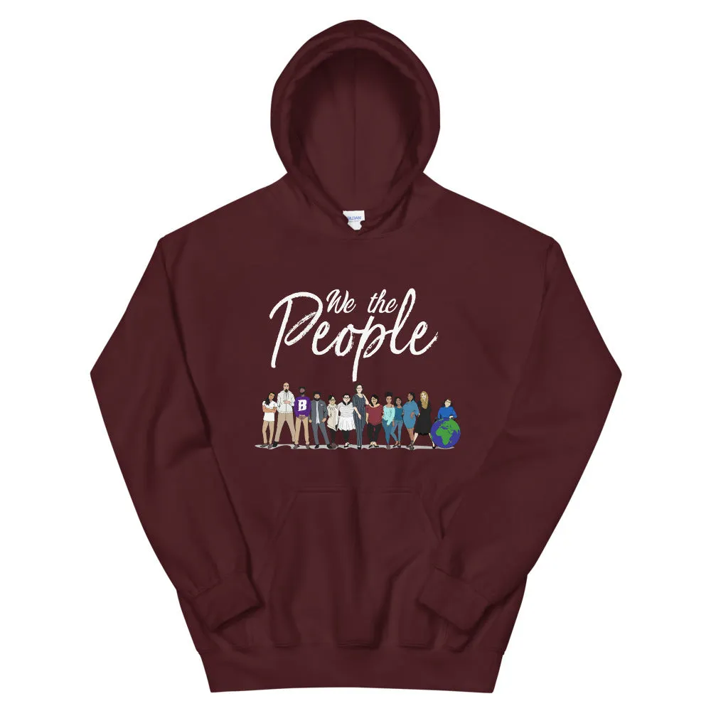 We the People - Bold - Black - Hooded Sweatshirt