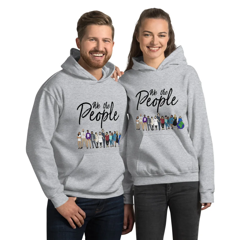 We the People - Bold - Black - Hooded Sweatshirt