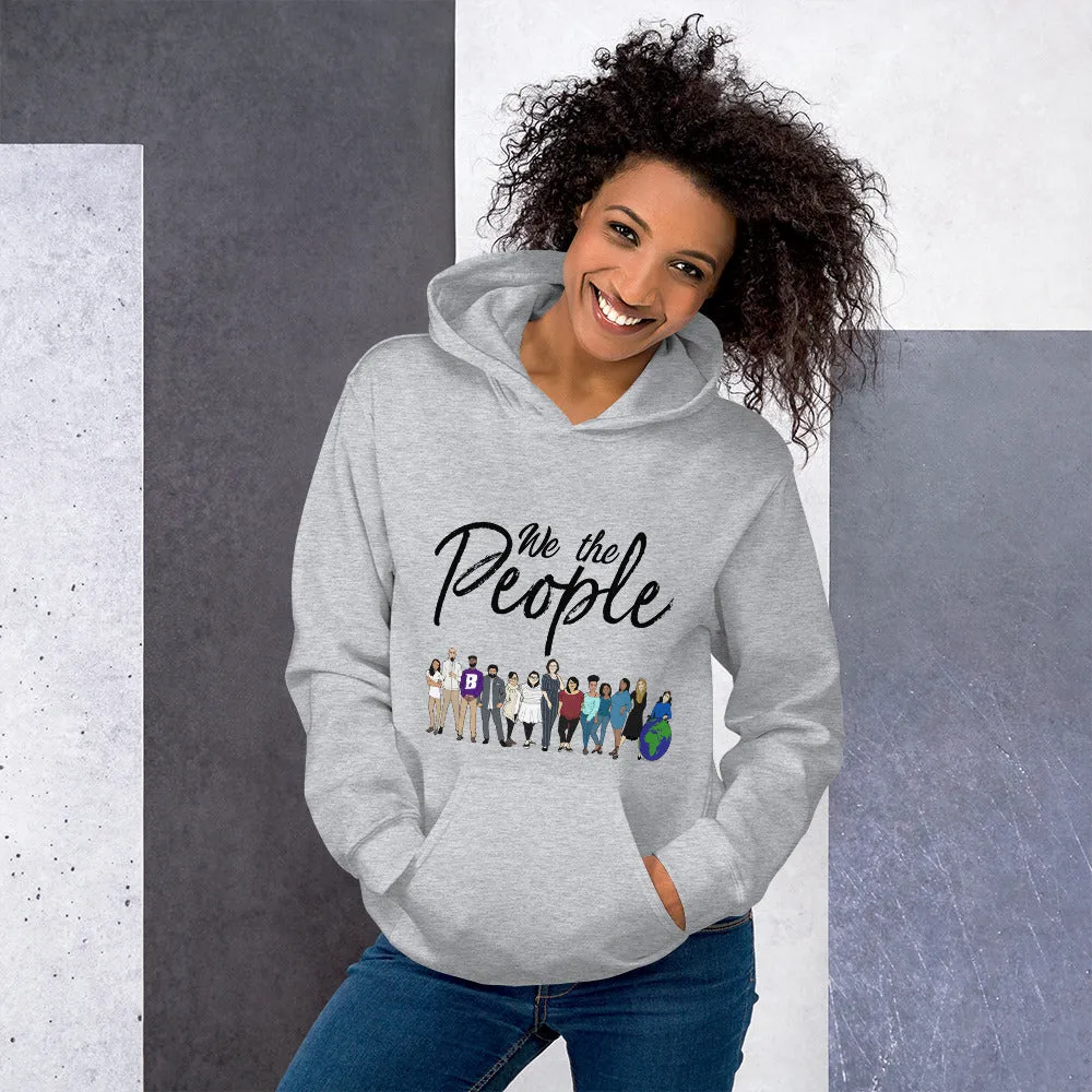 We the People - Bold - Black - Hooded Sweatshirt