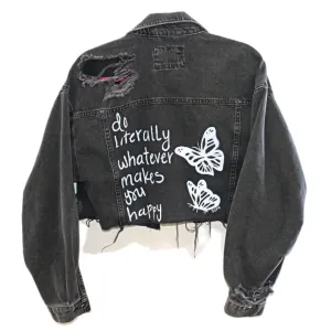 Whatever Makes You Women’s Denim Jacket