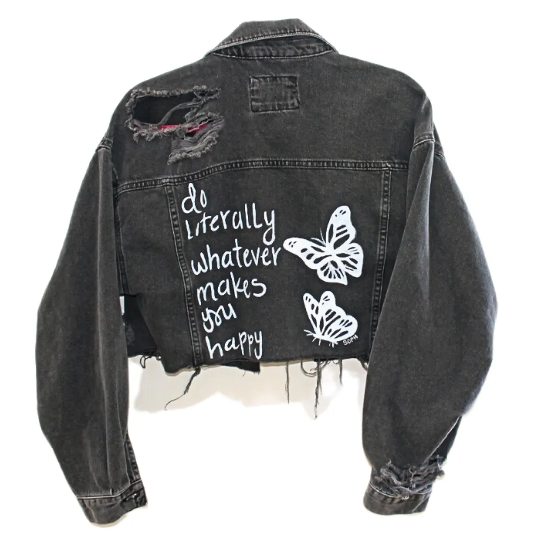 Whatever Makes You Women’s Denim Jacket