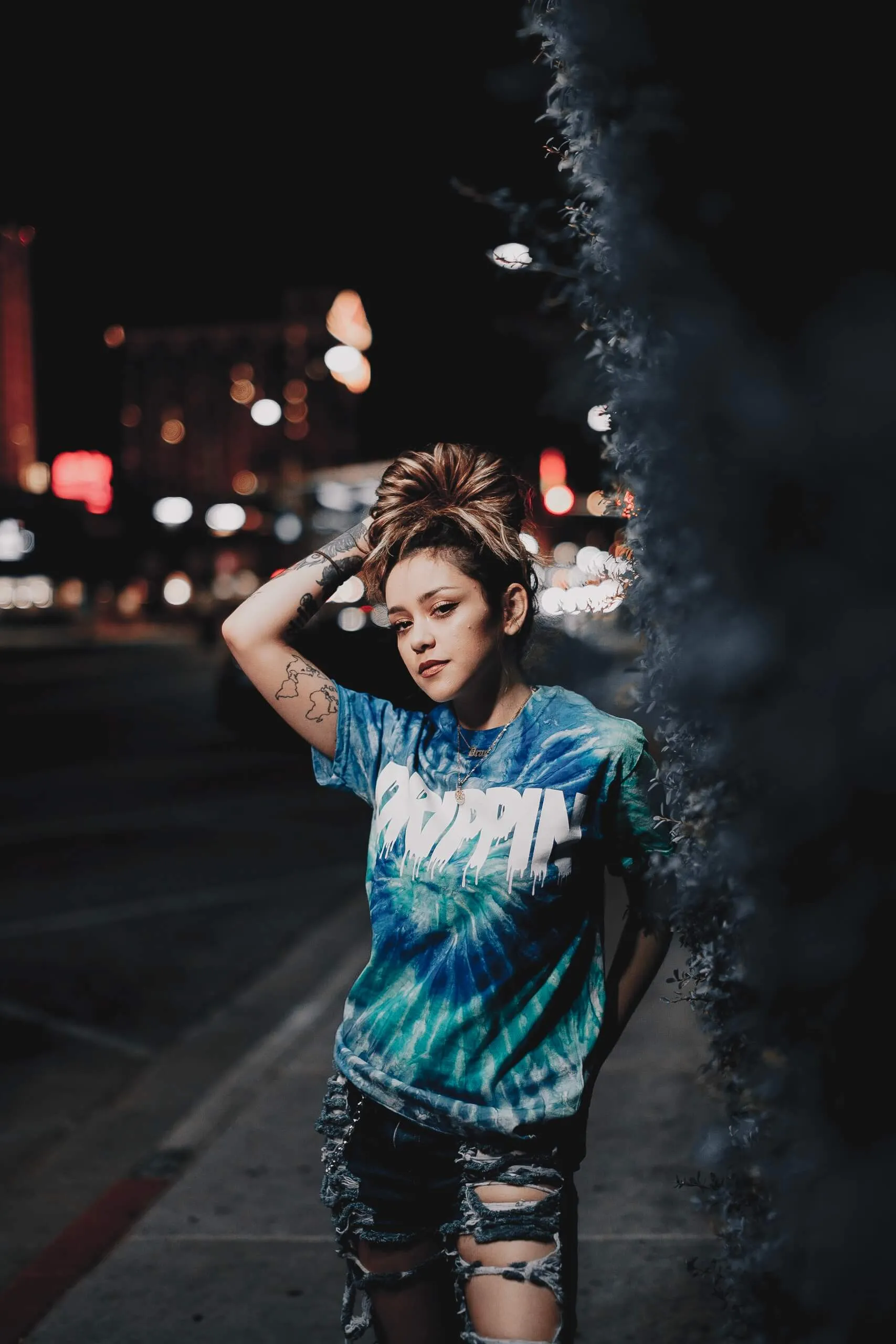 White Drippin | Blue Tides Tee