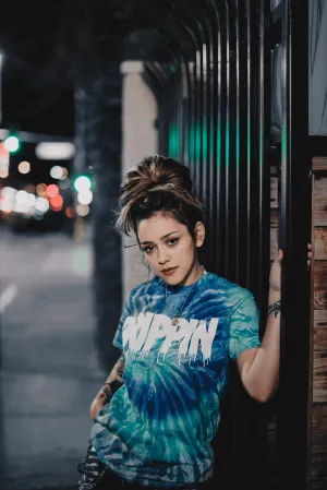 White Drippin | Blue Tides Tee