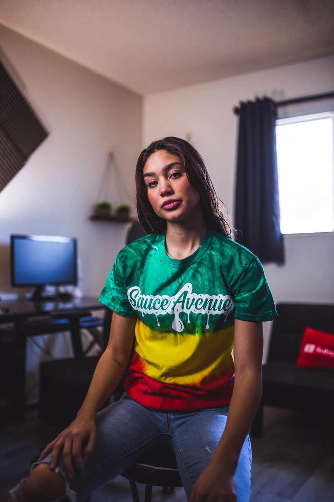 White SA Drip | Congo Tee