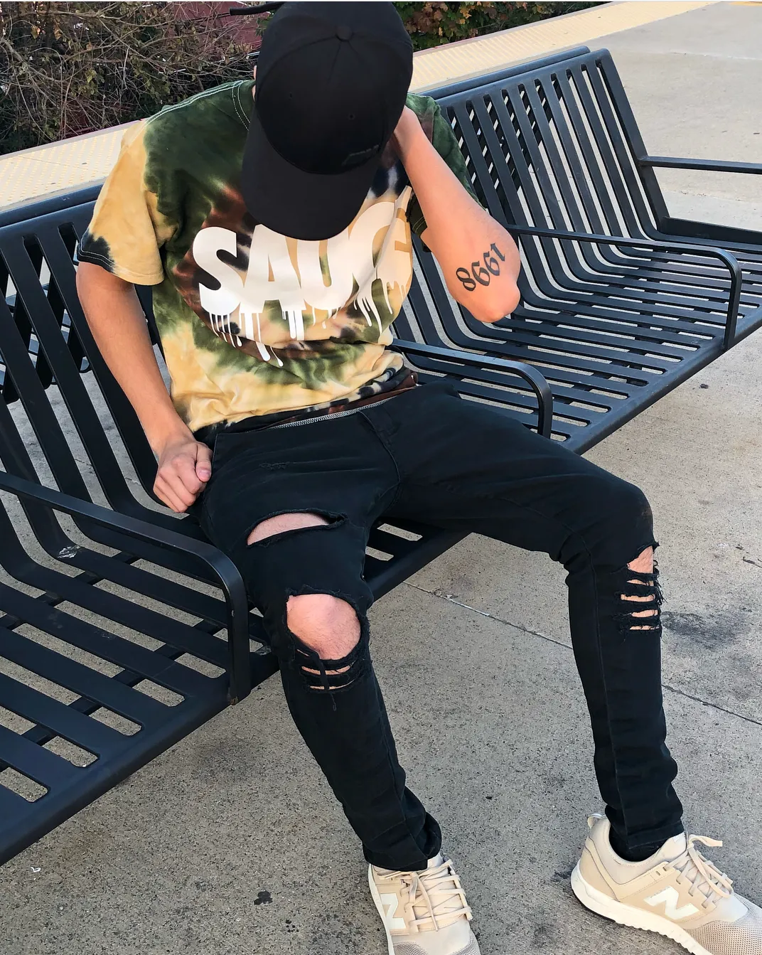 White Sauce | Camo Tie Tee