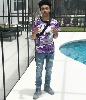 White Sauce | Purple Camo Tee