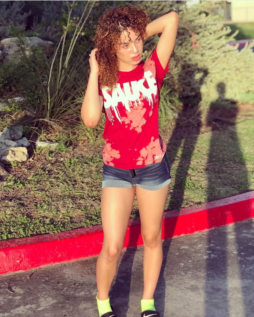 White Sauce | Red Bleach Out Tee