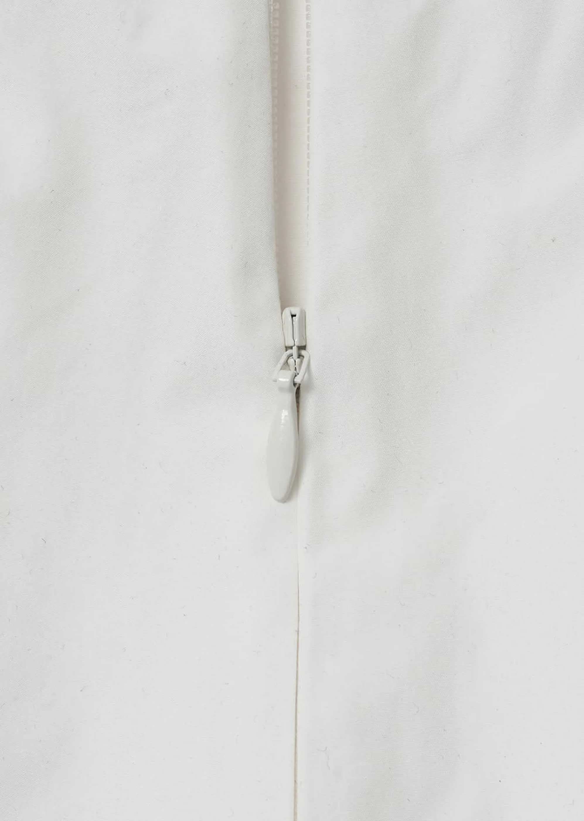 White Shirring Culotte Pants