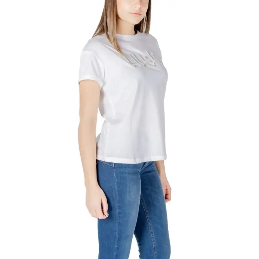 White T Shirt with Logo