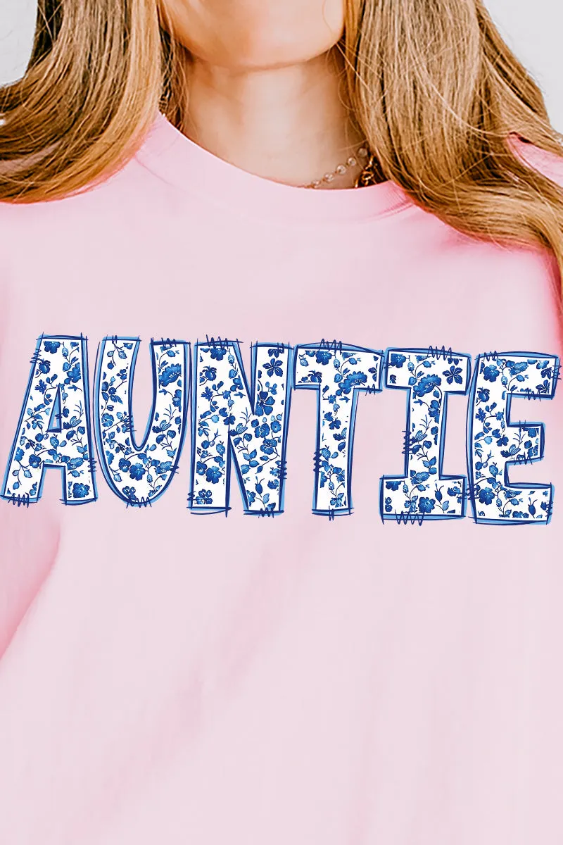 Willow Block Auntie Comfort Colors Adult Ring-Spun Cotton Tee