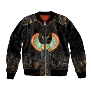 Winged Egypt Cats Bomber Jacket Ancient Egypt Culture LT9