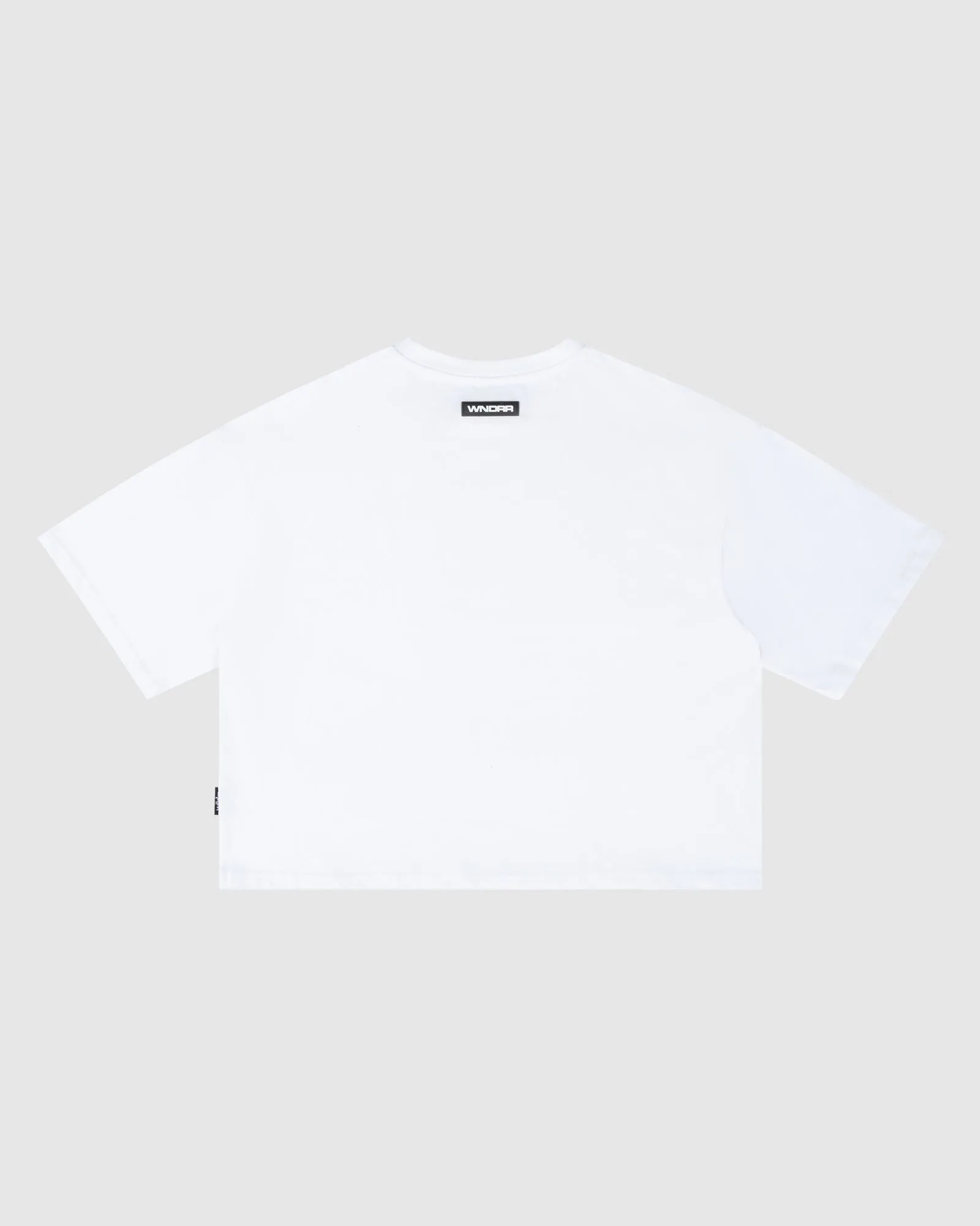 WOMENS BABY CROPPED FIT TEE - WHITE