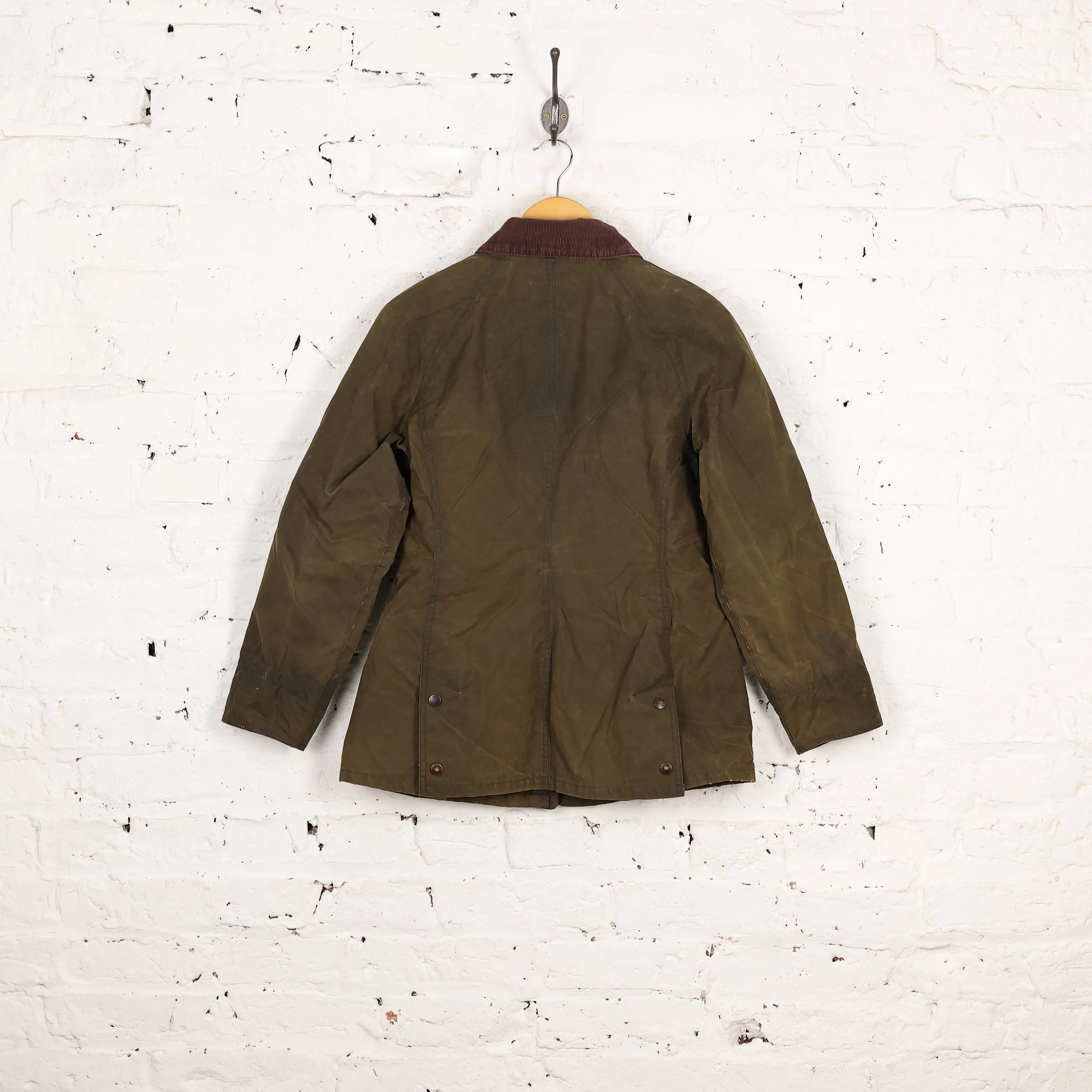Women's Barbour Beadnell Wax Jacket Coat - Green - Women's S