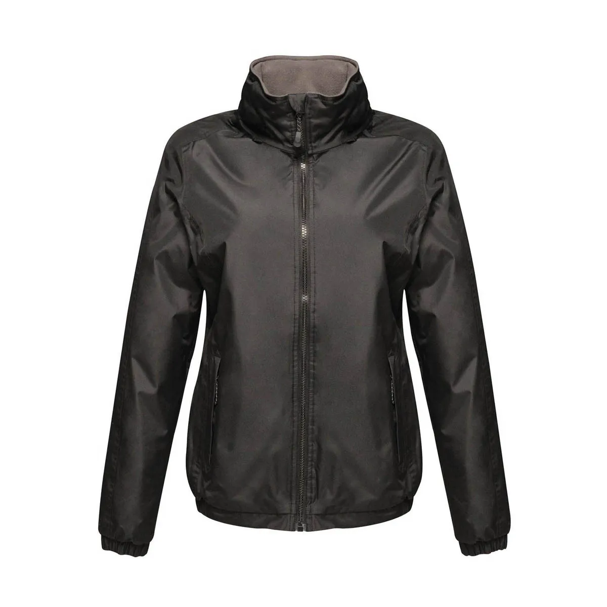 Womens Bomber Jacket Dover Black Waterproof Insulated Zipped Pockets Size 12