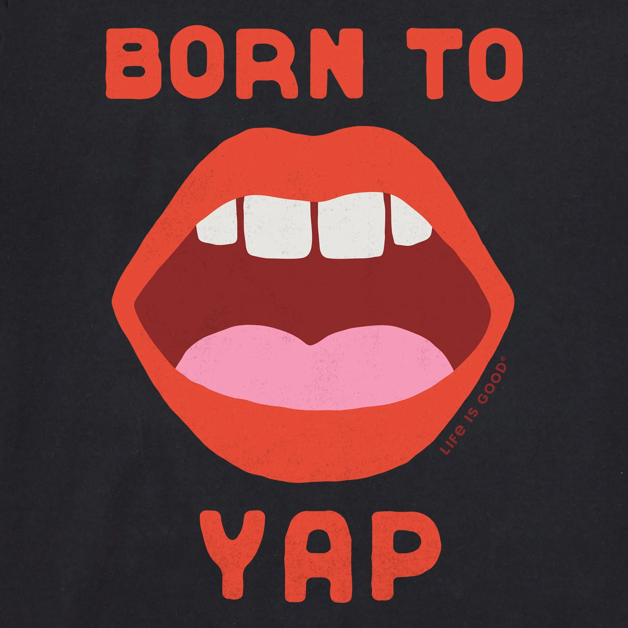 Women's Born to Yap Crusher Boxy Hoodie