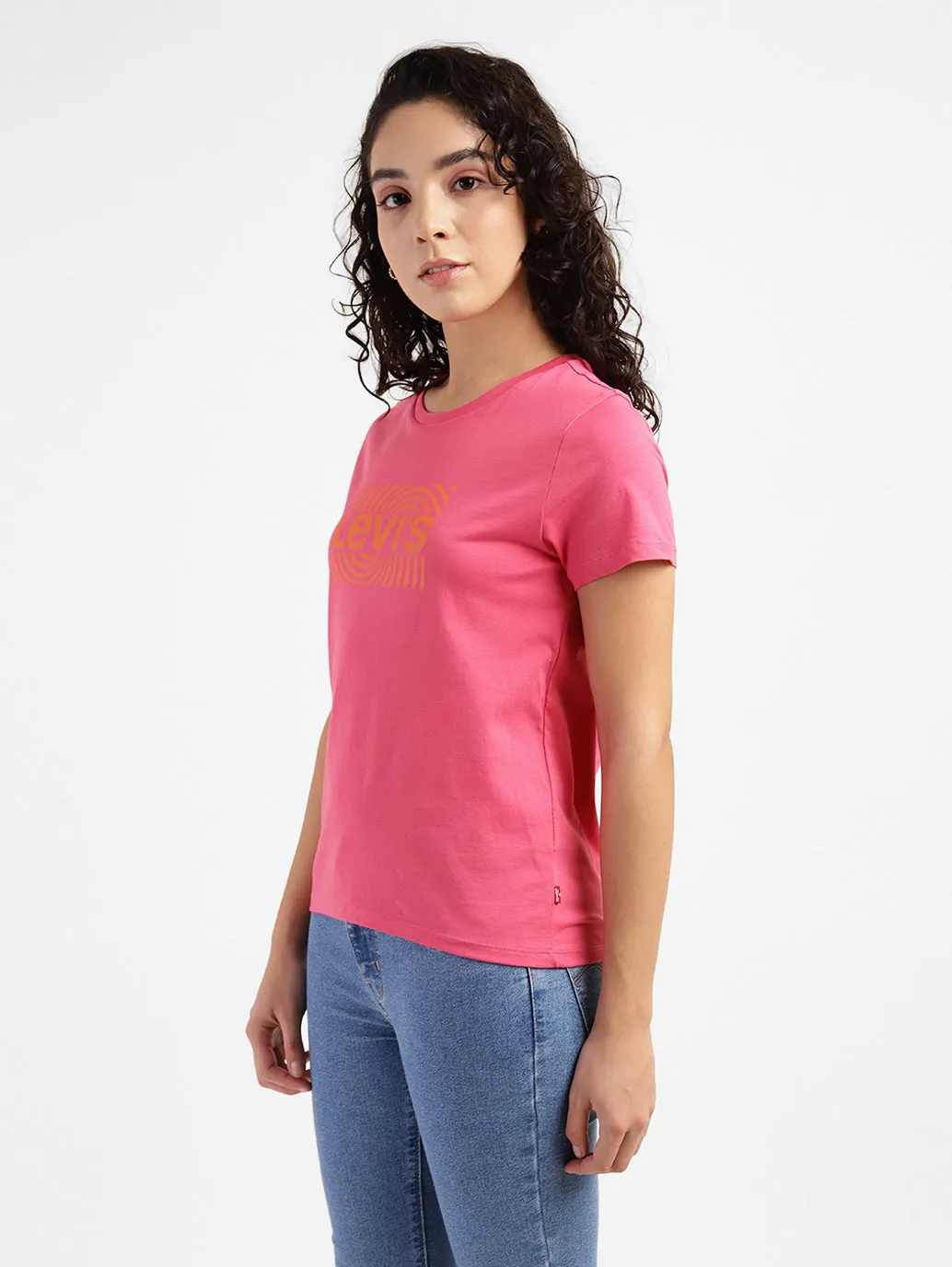 Women's Brand logo Regular Fit T-shirt