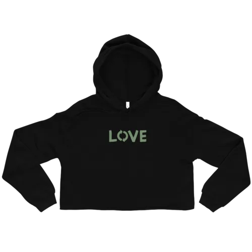 Women's Love Crop Hoodie