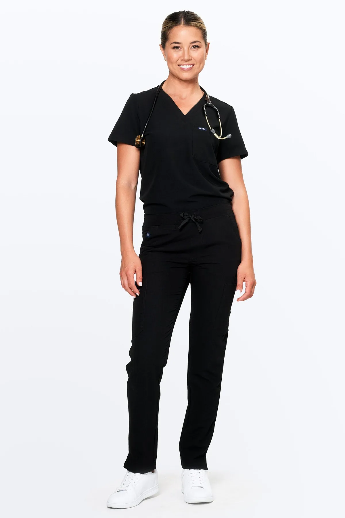 Women's Skinny 11-Pocket Scrub Pants