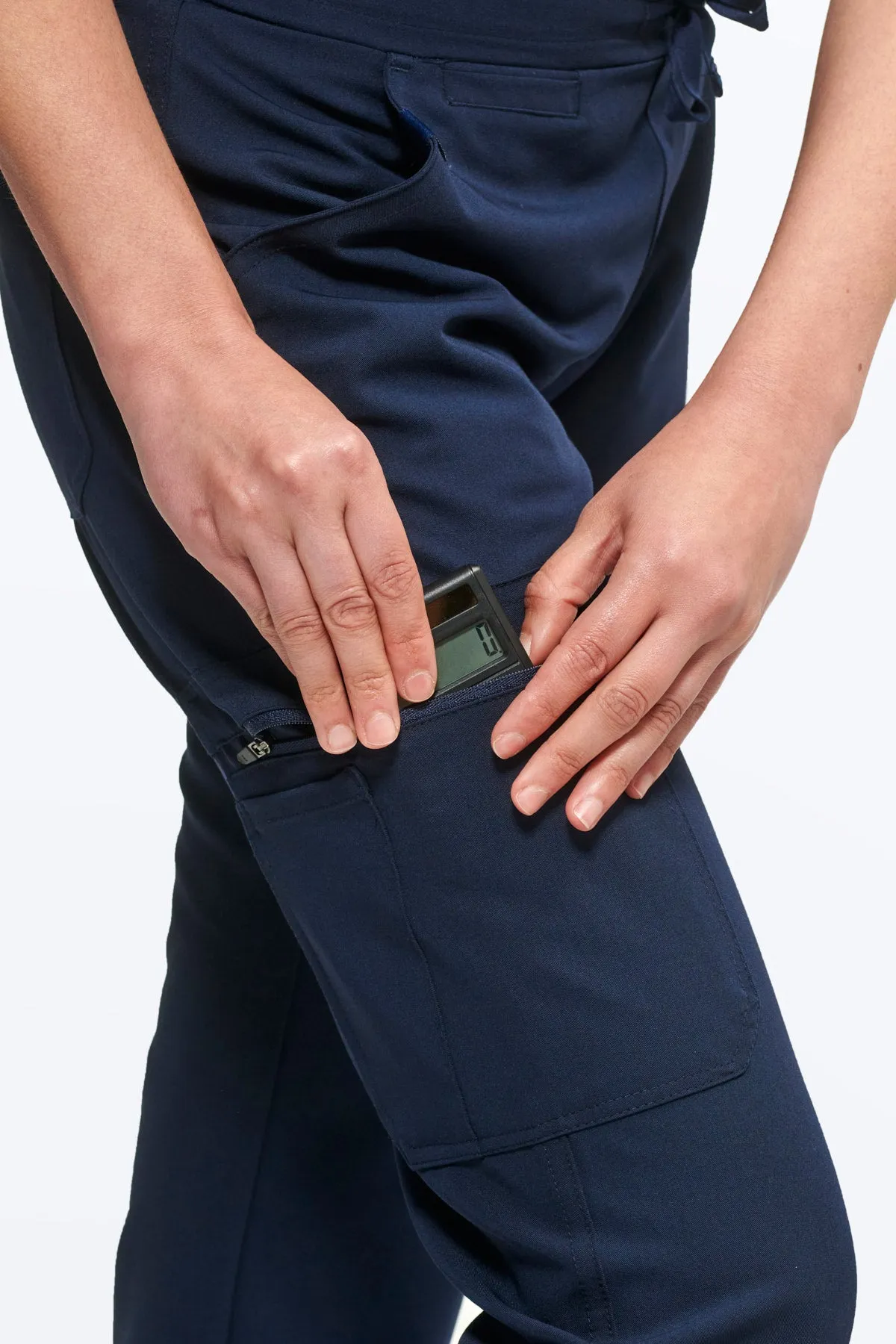 Women's Skinny 11-Pocket Scrub Pants