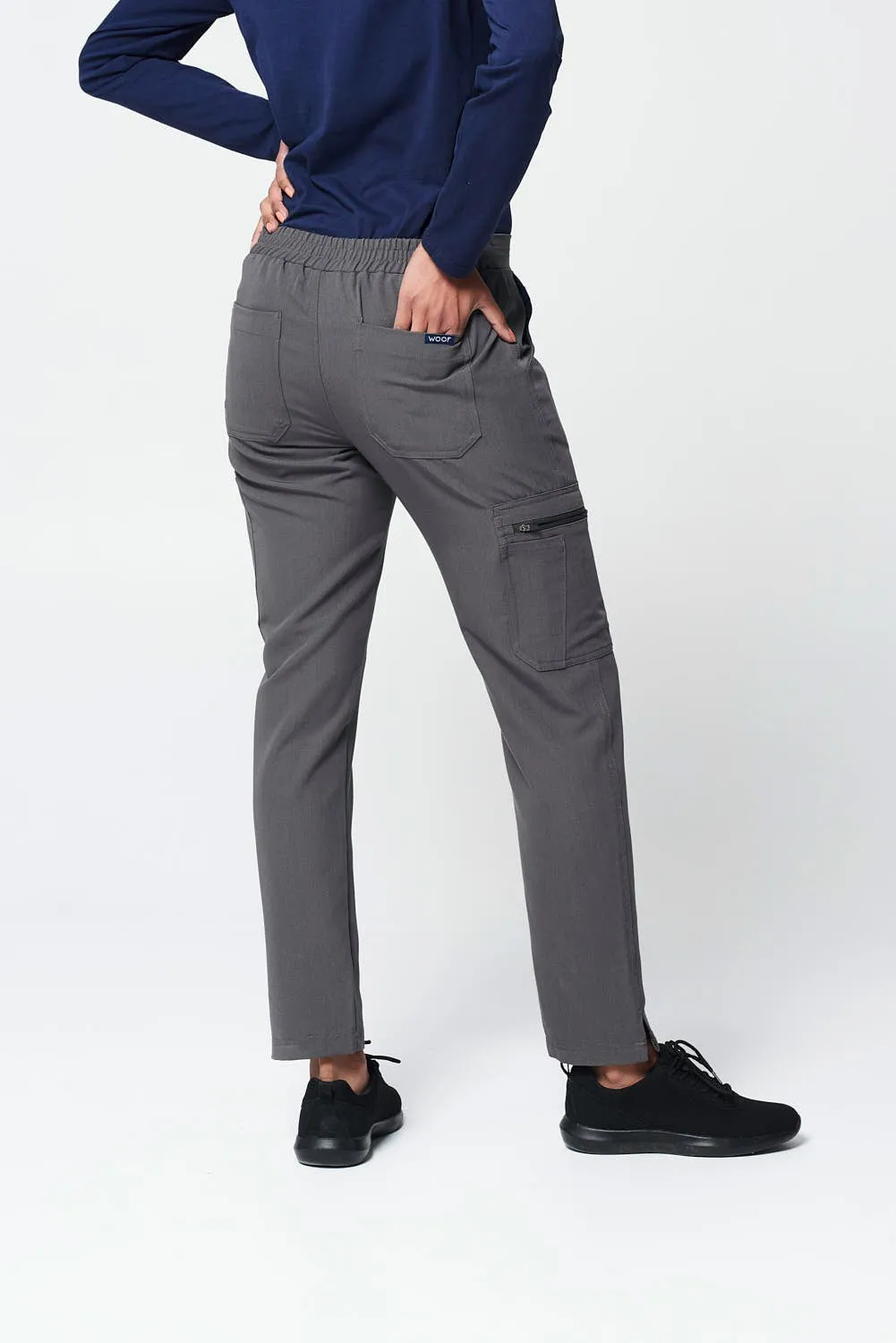 Women's Skinny 11-Pocket Scrub Pants