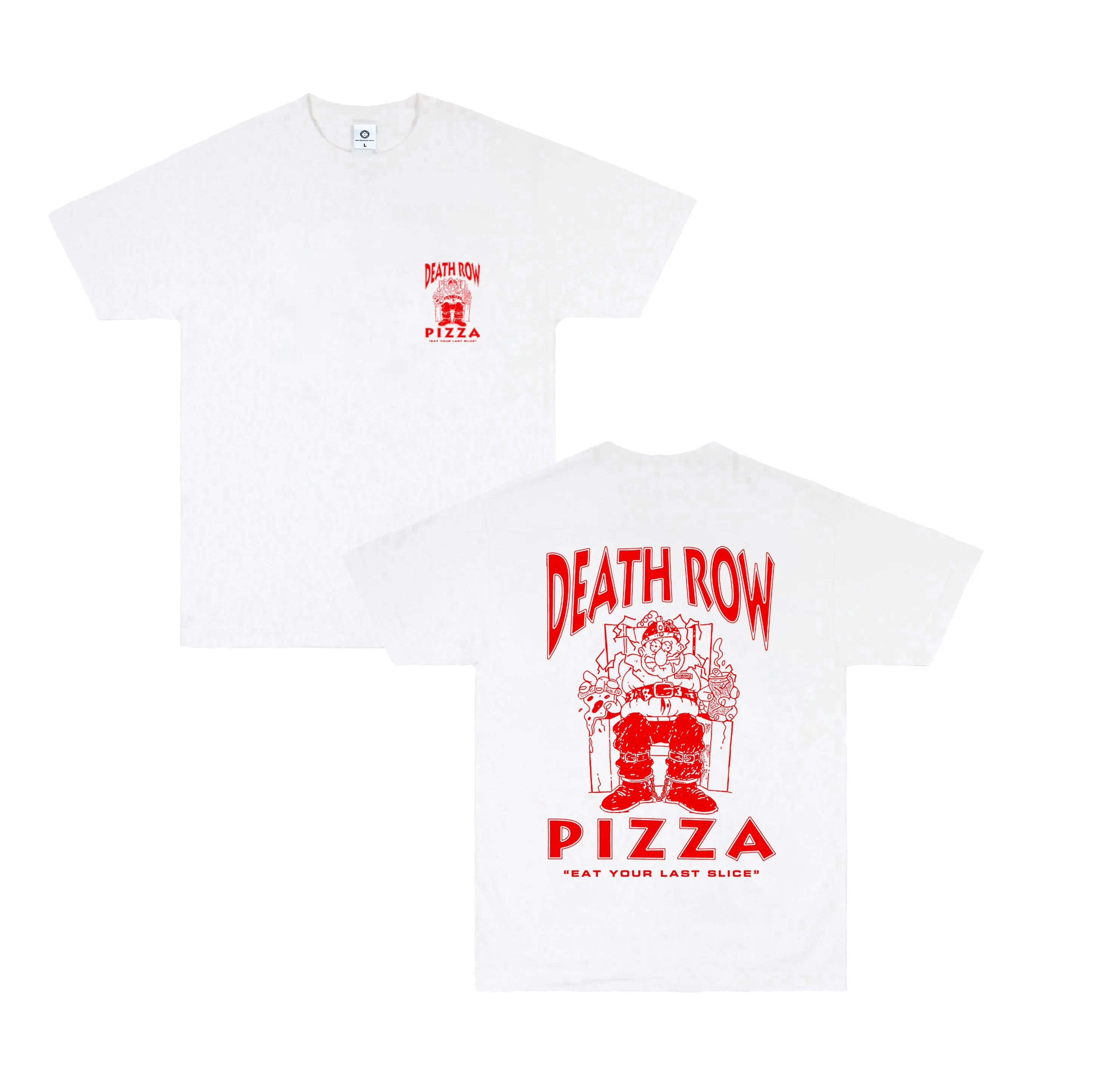 World Famous Gordos 'Last Slice' Tee - White