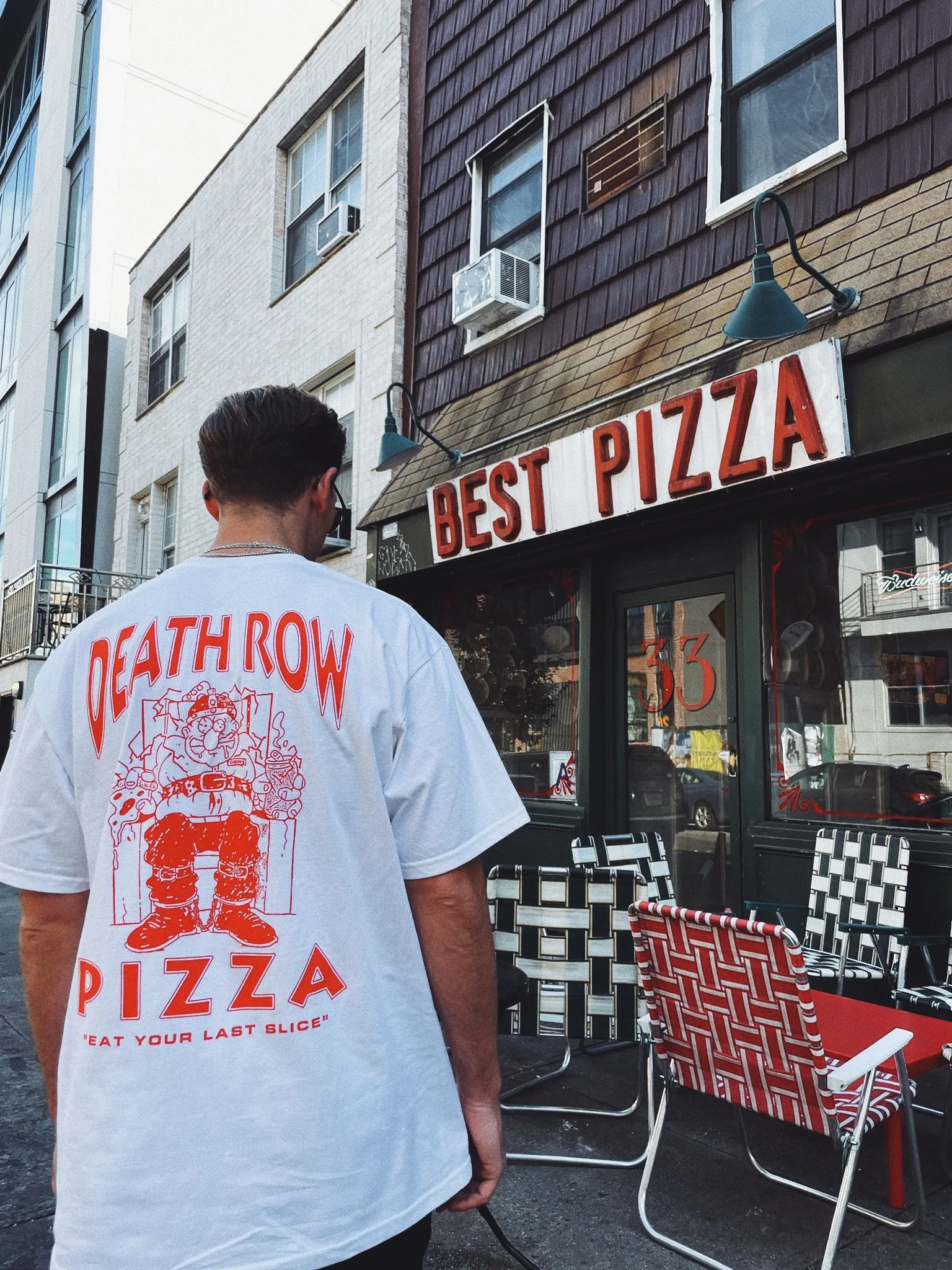World Famous Gordos 'Last Slice' Tee - White