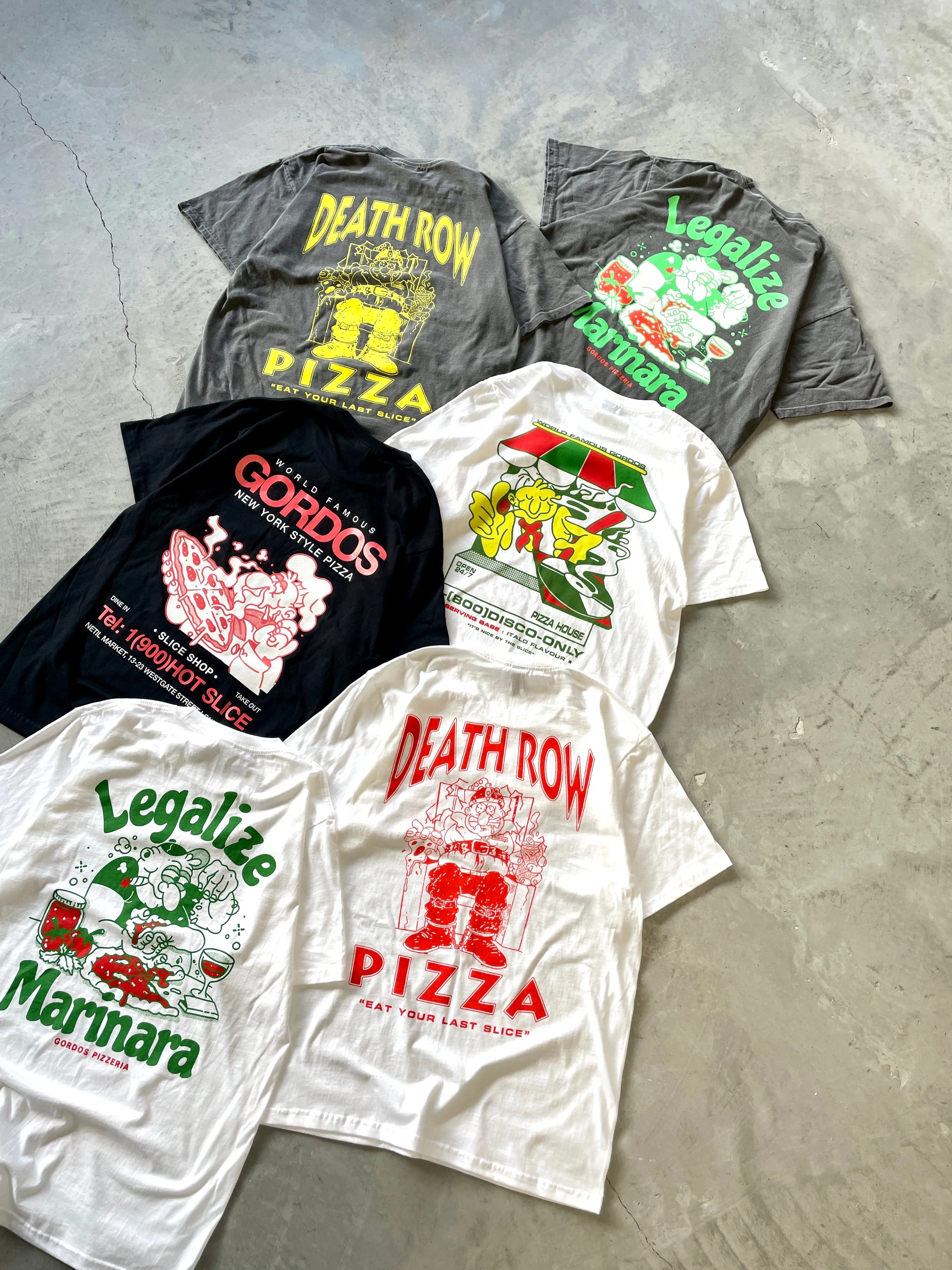 World Famous Gordos 'Last Slice' Tee - White