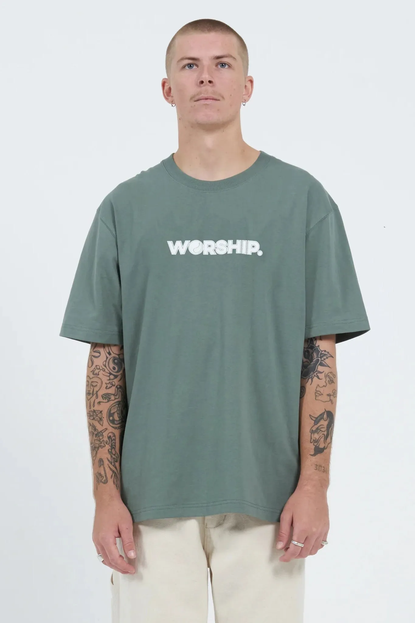 WORSHIP SUPPLIES CORE TEE - SPEARMINT
