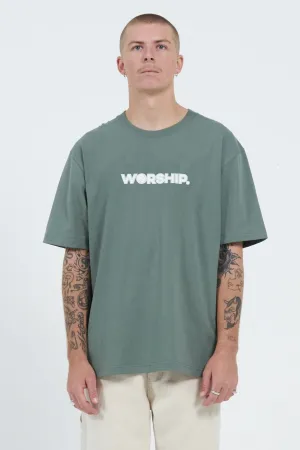 WORSHIP SUPPLIES CORE TEE - SPEARMINT