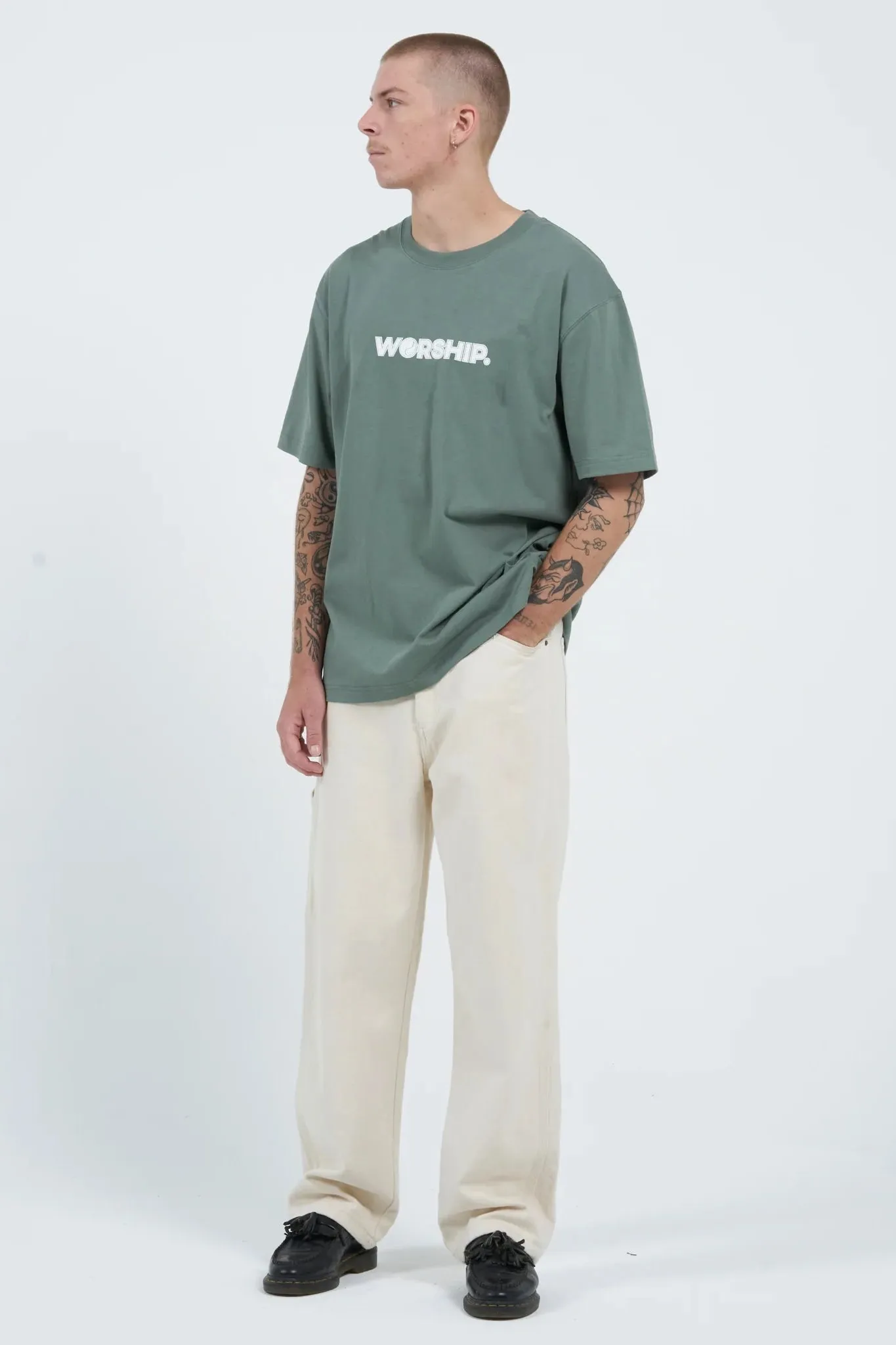 WORSHIP SUPPLIES CORE TEE - SPEARMINT
