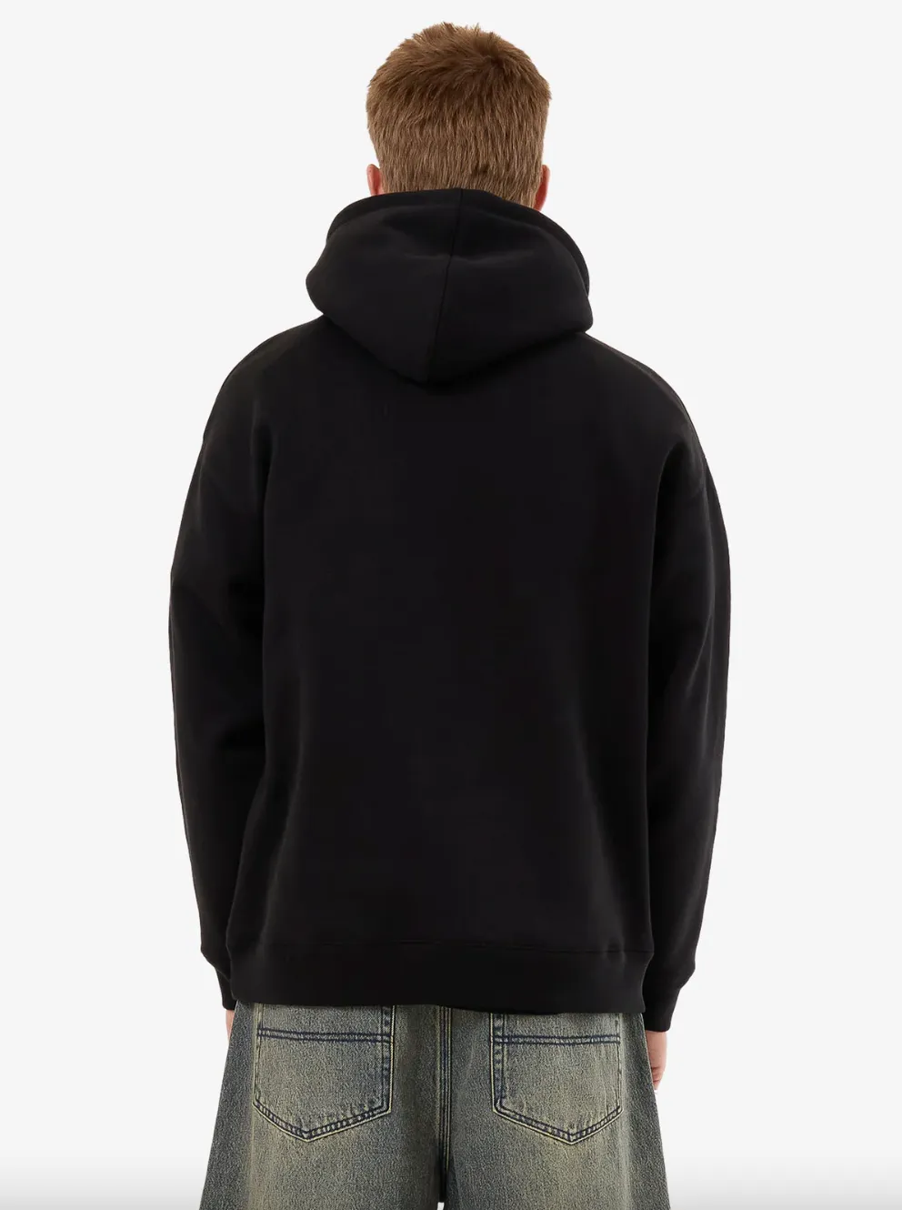 WORSHIP SUPPLIES MESSENGER PULL OVER HOOD - BLACK