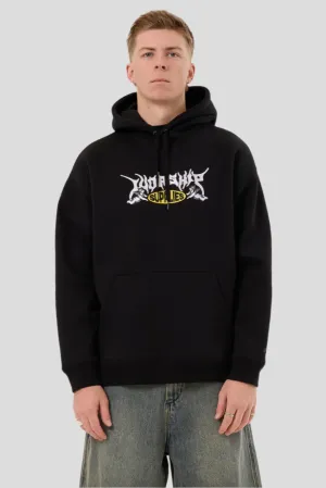 WORSHIP SUPPLIES MESSENGER PULL OVER HOOD - BLACK