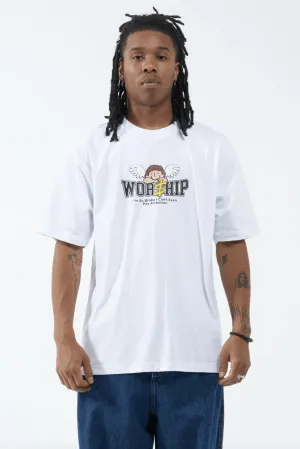 WORSHIP SUPPLIES PAY UP TEE - WHITE