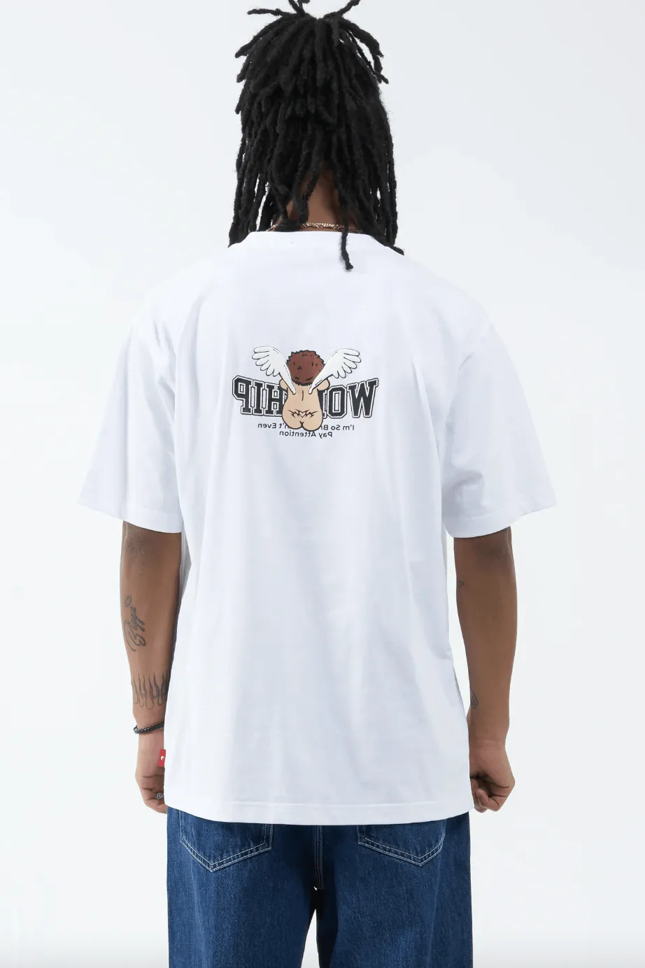 WORSHIP SUPPLIES PAY UP TEE - WHITE